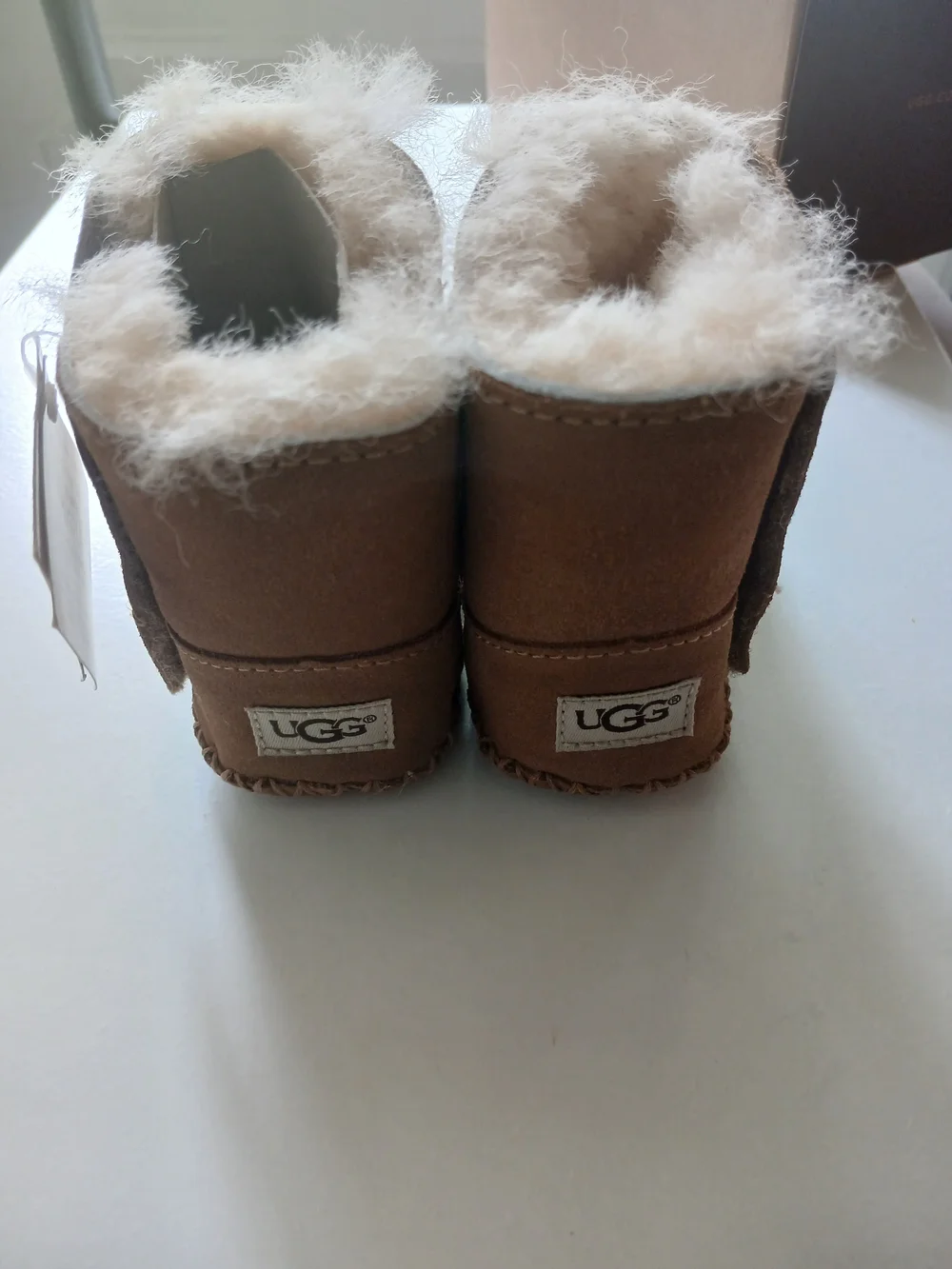 UGG Kids Chestnut Suede Moccasin-Style Boot
